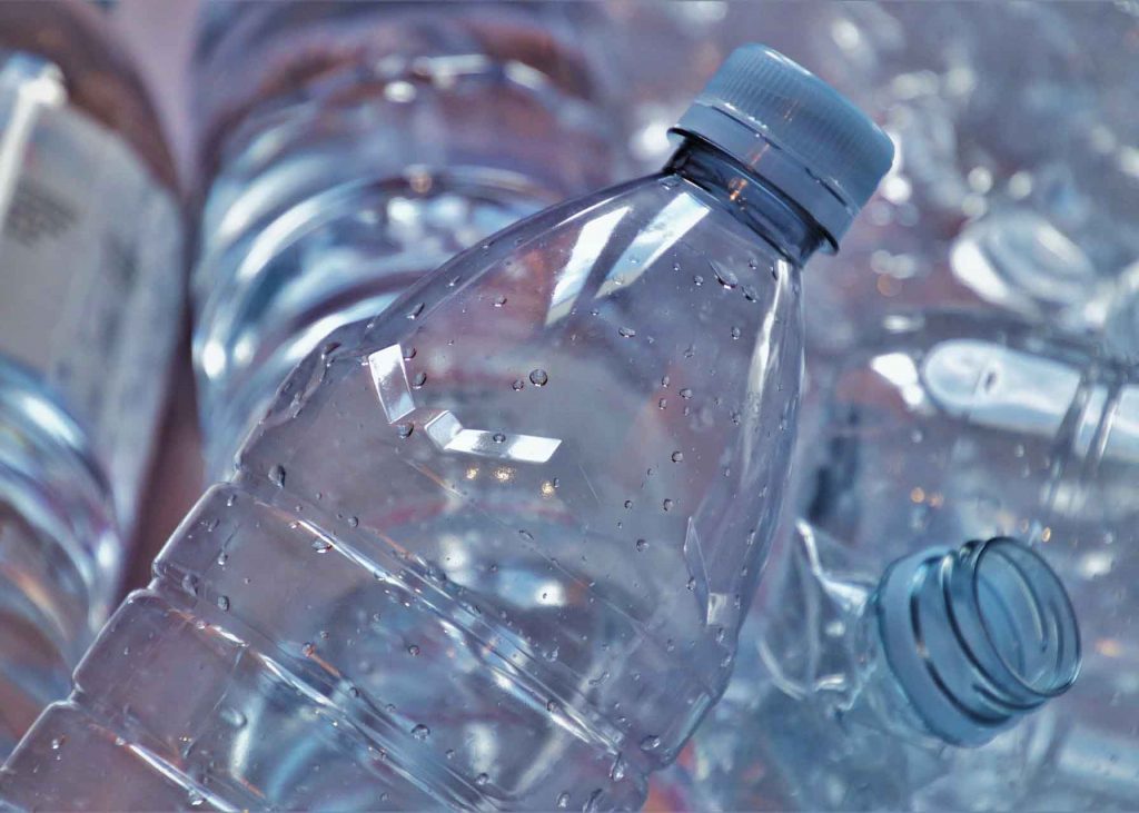 Lederalternative recycling von PET Flaschen